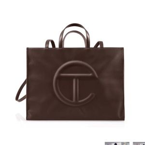 Brand new with tags Telfar Chocolate brown Telfar Bag
